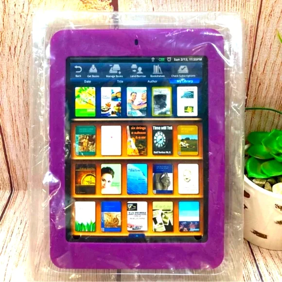 Pandigital Dark Purple 7” Digital Ereader Skin