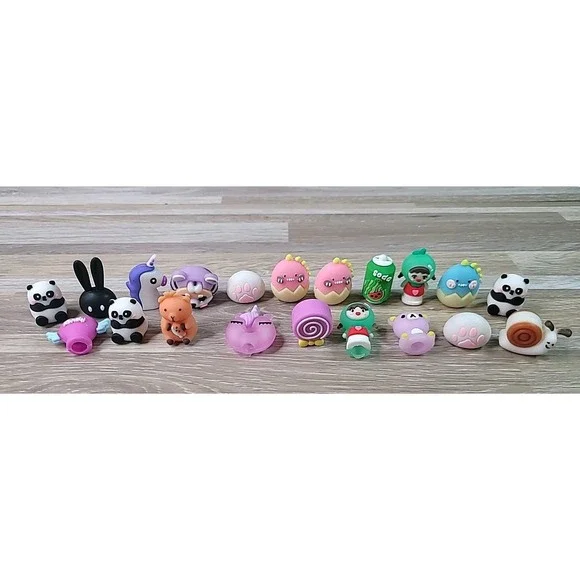 Fun Lot of Mini‎ Erasers for Kids Bulk Assorted Novelty Pencil Erasers Student