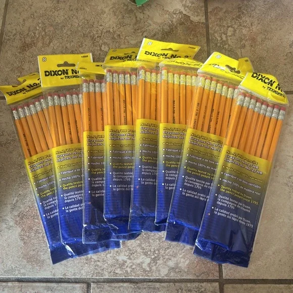 Dixon Ticonderoga No. 2‎ Pencils- 8 Packs Of 8