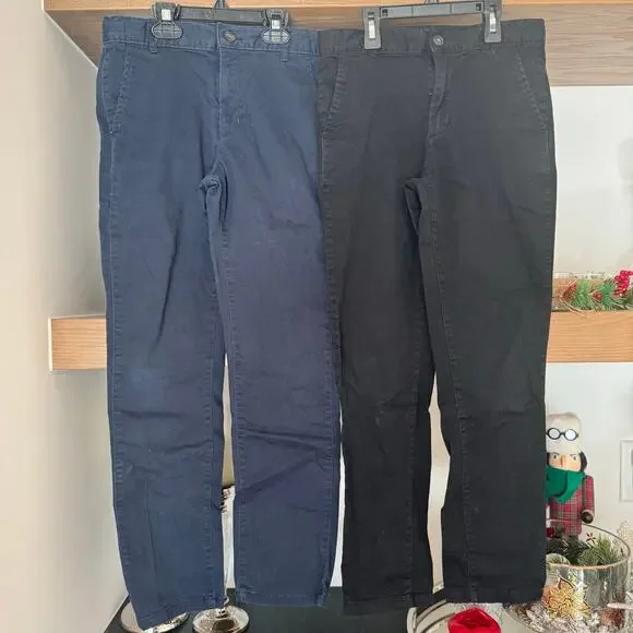 The Children's Place Dress/Uniform Pants in Navy and Black