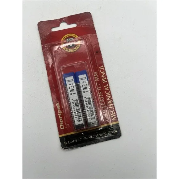 Koh-I-Noor Mephisto Mechanical‎ Pencil 0.7MM HB Lead Refills, 12 per Pack 5035RB