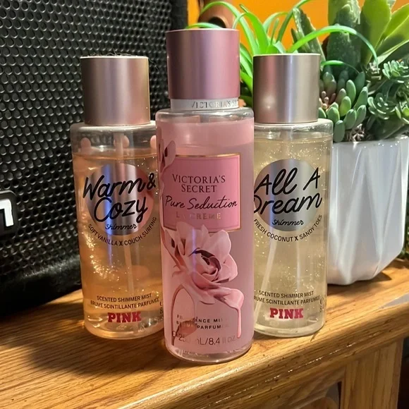 LOT OF 3 *DISCONTINUED* Victoria’s Secret Fragrance Mists