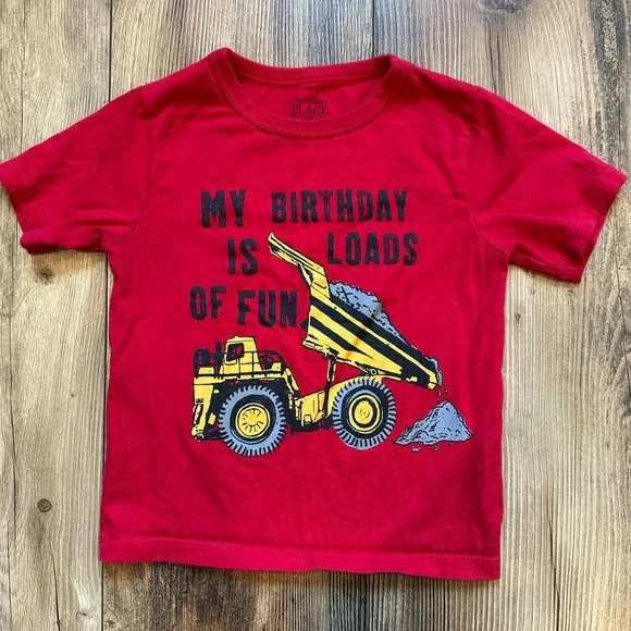 The Children's Place Red Birthday T-Shirt