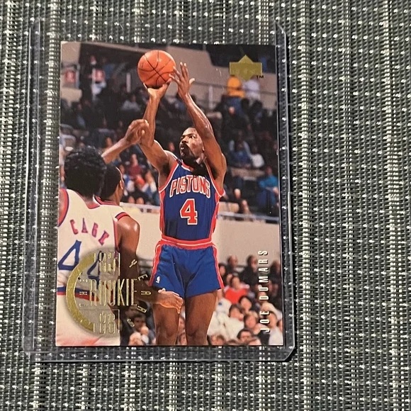 🏀 1995-96 Upper Deck Joe Dumars Rookie RC Basketball Card #139