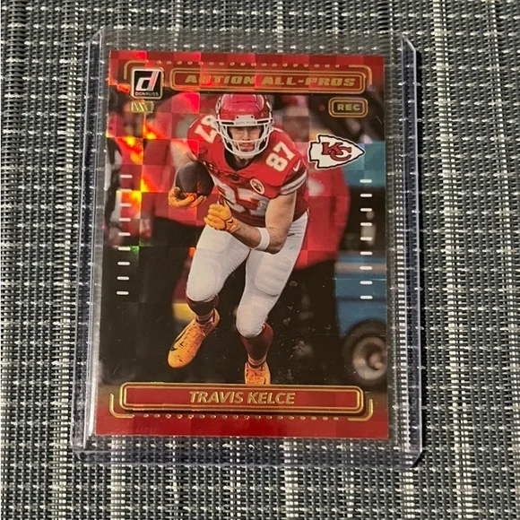 🏈 Travis Kelce 2022 Panini Donruss Football “Action All Pros” Card #AP-12
