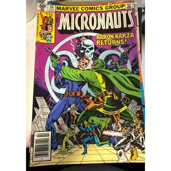 The Micronauts Baron Karza Returns Marvel Comics Group Comic‎ Book 26