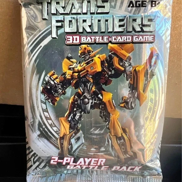 2-Player Battle Pack - Transformers 3d Battle Card Game New Sealed