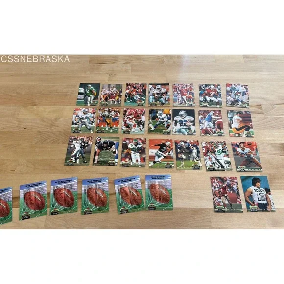 1992 Topps Stadium Club Football Card Lot Sanders Elway Smith Young Williams