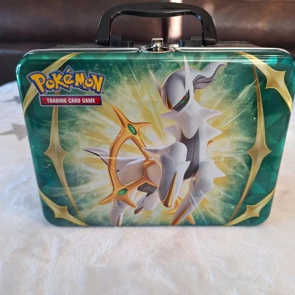 Arceus Lunchbox EMPTY Tin Card Storage‎ - Pokemon Spring 2022 Collectors Chest