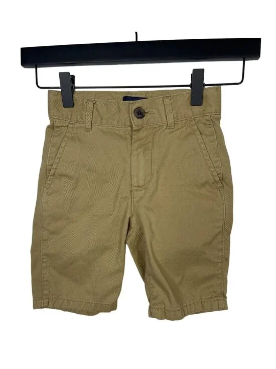 The Children’s Place Boys Khaki Shorts Size 6 Slim Fit Chino Uniform