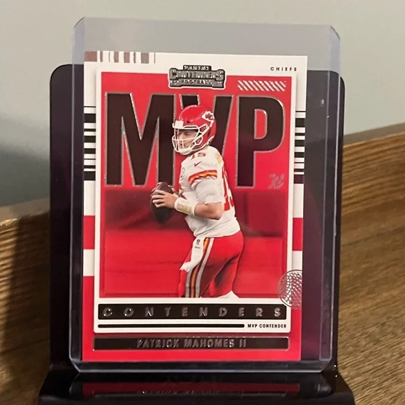 🏈 Patrick Mahomes Panini Contenders Football NFL Trading Card #MVP-PNA