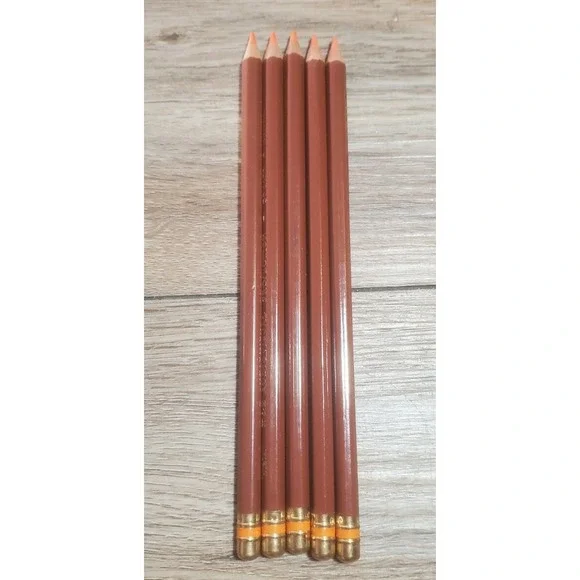 Lot Of 5 K&E Audiovisual Projection‎ 30 4420 Brown Pencils