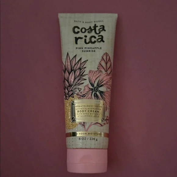Bath & Body Works Costa Rica Pink Pineapple Sunrise Body Cream