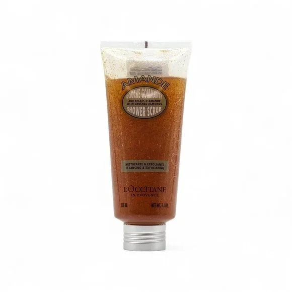 L'Occitane Amande Almond Shower Scrub 7.3oz 200ml new