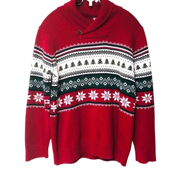 The Children's Place Nordic‎ Sweater Youth XL 14 Cotton Kids Christmas Winter