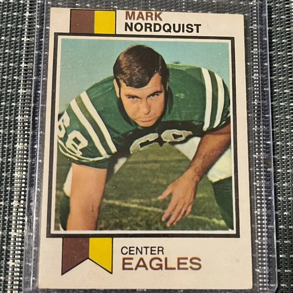 🔥ERROR CARD🔥 🏈 Eagles Mark Nordquist NFL Football Trading Card #212