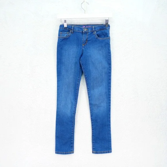 The Children's‎ Place Girls Super Skinny Blue Denim Jeans -10- 24 / 25