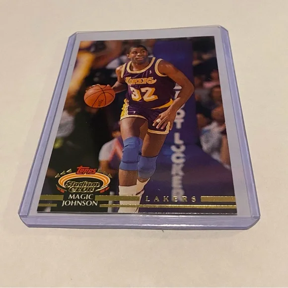 Magic Johnson 1992 Topps Stadium Club Basketball Card Vintage