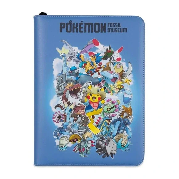 Pokémon Fossil Museum TCG Zip Binder PKC Exclusive - IN HAND READY TO SHIP! 🔥