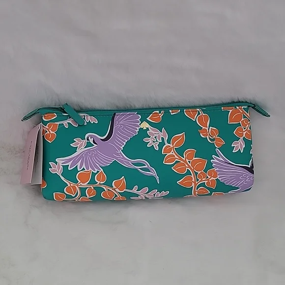 kate spade New York Bird Party Pencil Case