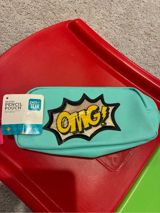 OMG Turquoise Pencil Pouch - Pen+Gear