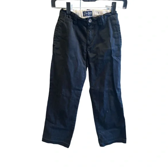 NWOT The Children’s Place Boys Black Chino Pants – Size 7, 100% Cotton