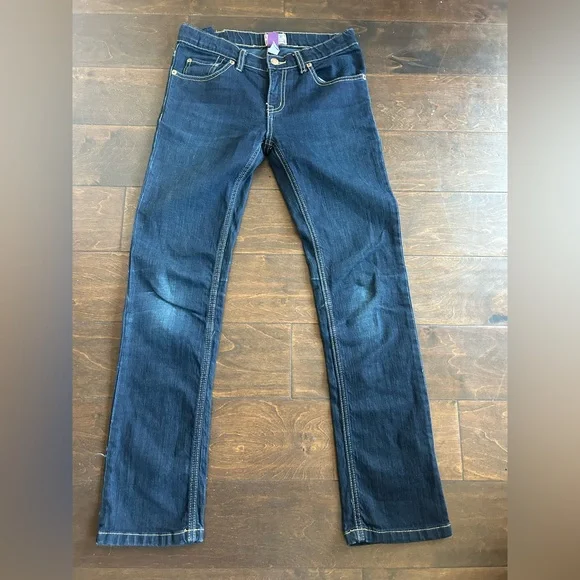 The Children’s Place Girls Jeans Skinny Straight Stretch Blue Sz 12 4125