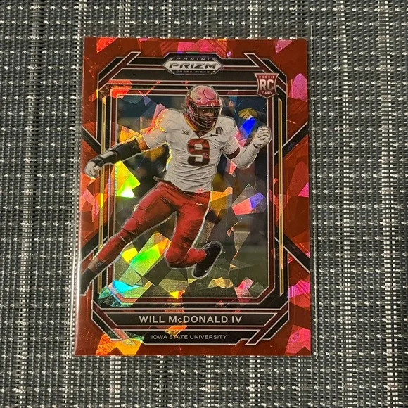 🏈 Will McDonald IV, 2023 Panini Prizm Draft Picks NFL Football Card #188, Qty 1