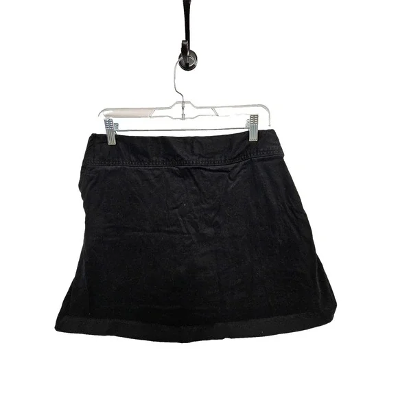The Children's Place Girls Black Side Zip Uniform Adjustable Waist Skort 16