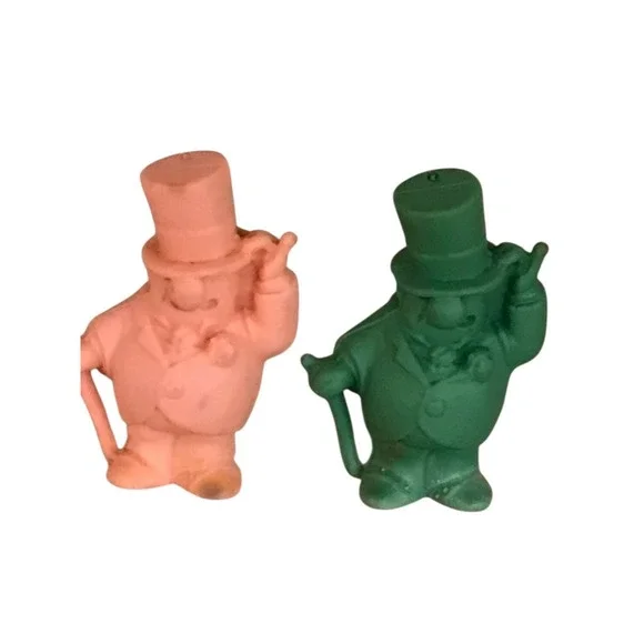 Pair of Vintage Frito Lay Green WC Fields Pencil Topper Erasers‎ 1971 Pink Green