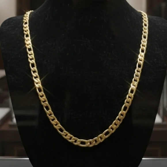 14K Italian Figaro Chain
