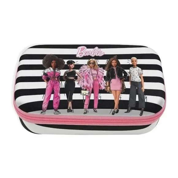 Barbie Molded Striped  Pencil Case‎