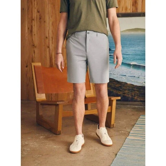 Faherty All Day Shorts Mens 36 9” Lightweight Stretch Performance Beach Casual