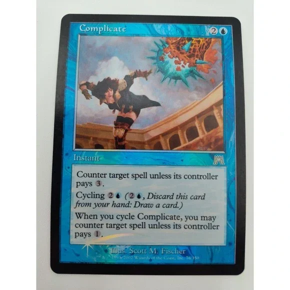 MTG‎ FOIL Complicate #76 Onslaught 2002 MAGIC THE GATHERING 👀📸SEE📸
