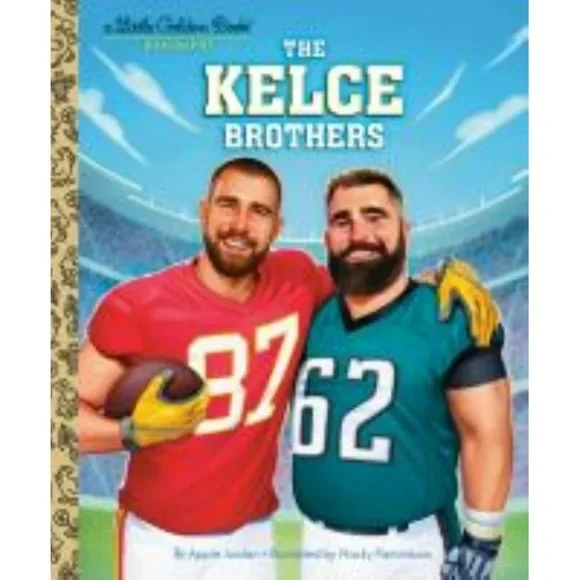 🎁🎄 A Little Golden Book Travis and Jason Kelce Biographies