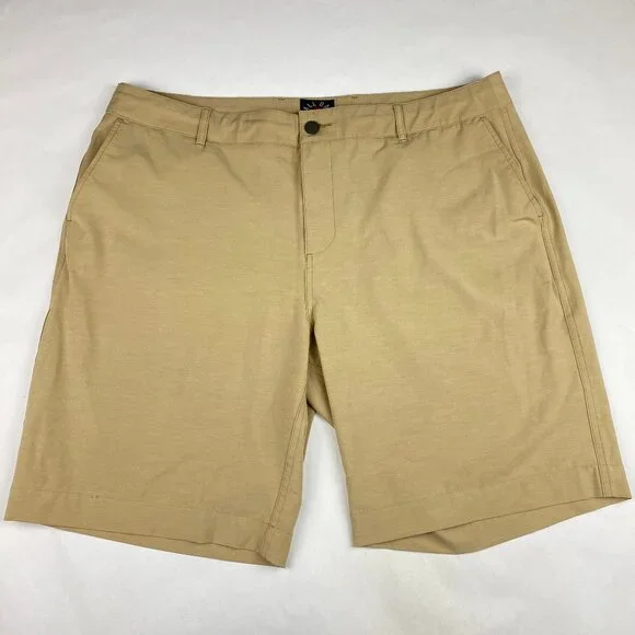 Faherty All Day Shorts Men's Size 40 - Tan - Performance