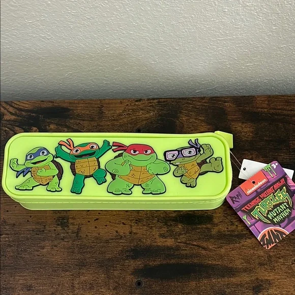 Teenage Mutant Ninja Turtles Mutant Mayhem Pencil Case Nickelodeon School Office