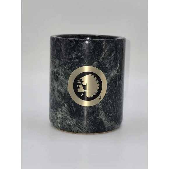 Conestoga Innovations Polished Green Stone Desk Pen Cup 3 5/8