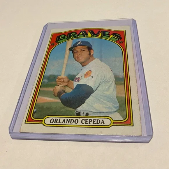 Orlando Cepeda 1972 Topps Baseball Card Vintage Collectible