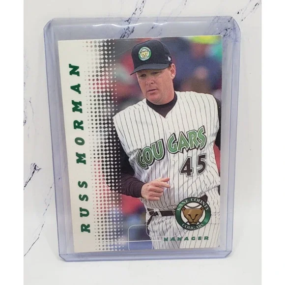 2001 Grandstand Kane County Cougars Russ Morman Minor League Manager Card
