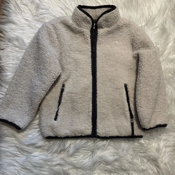 Gymboree Toddler Boy‎ Sherpa Zip Up Sweater Size 3T