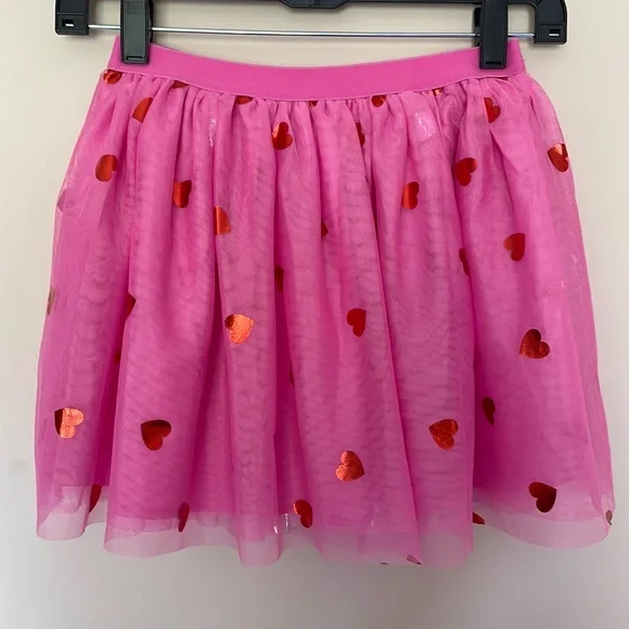 Gymboree Heart Tulle Skirt