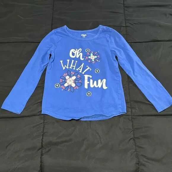 Gymboree Long Sleeve Girls Tee size S (5-6).