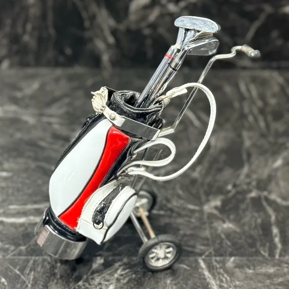 Desktop Golf Bag Cart Pen Holder