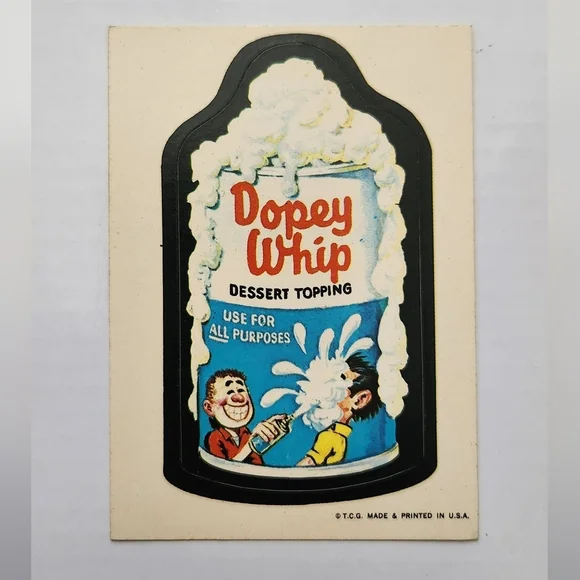🍦 Vintage 1973 Wacky Packages Sticker - 