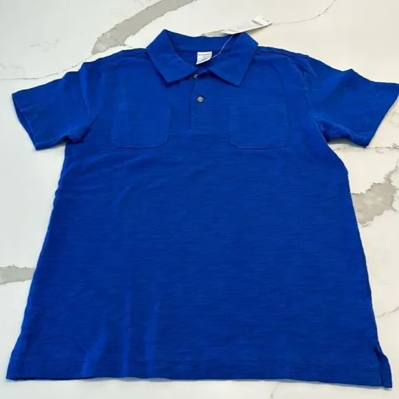 Gymboree Boys Collared Shirt. Size 10. NWTs. Royal Blue. Super Soft