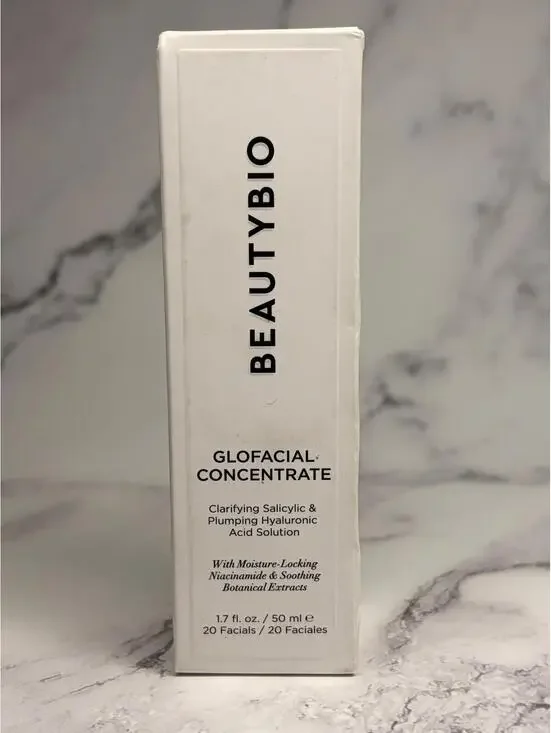 BeautyBio GloFacial Concentrate Clarifying Salicylic 1.7 oz NEW Sealed