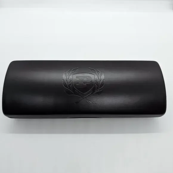 Phat Farm‎ Brown Hard Sided Leather Eyewear Glasses Sunglasses Case Only