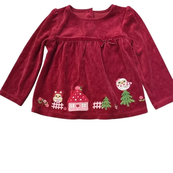 Gymboree Red Christmas Toddler Top, Toddler 3T