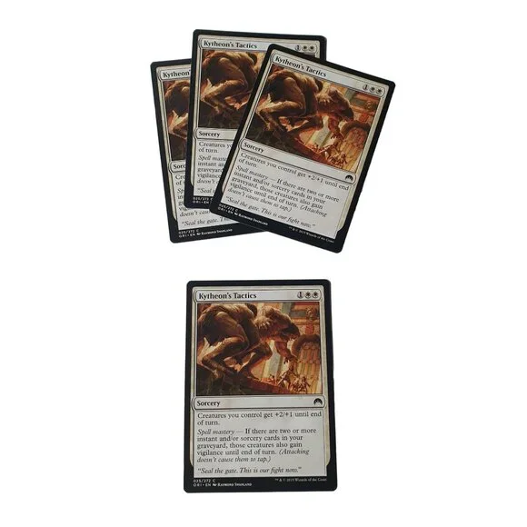 Kytheons Tactics Magic The Gathering 25/272 Sorcery 4X Wizards Of The Coast